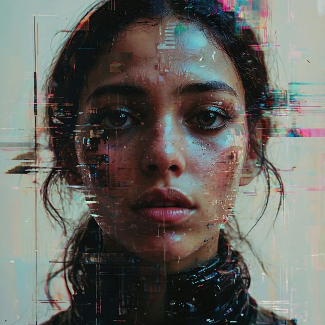 Surreal Cyberpunk Portrait