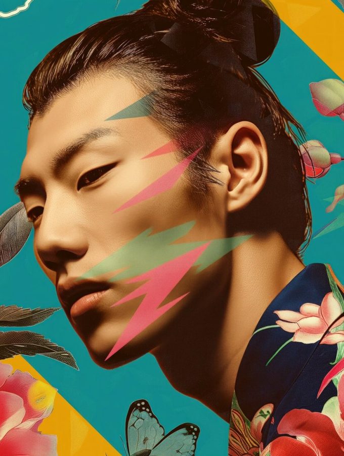 Surreal Floral Geometric Composite Surreal Floral Geometric Composite